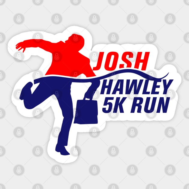 Josh Hawley 5k Run Sticker by AngryMongoAff